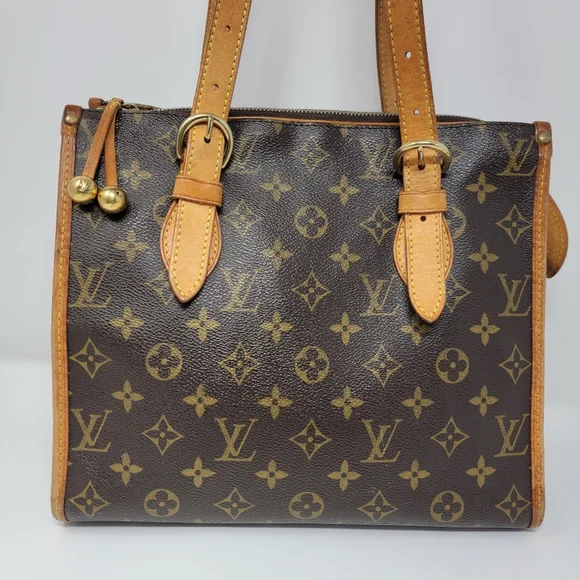 LOUIS VUITTON Popincourt Monogram Leather Tote Bag - Picture 6 of 11
